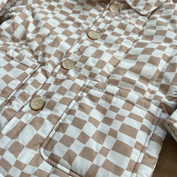 Rylee + Cru Noelle Wave Checkered Girl Jacket 6-7 8-9 years - Picture 2 of 8